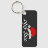 Custom Miss Nice Christmas Sleutelhanger, geperson Sleutelhanger (Voorkant)
