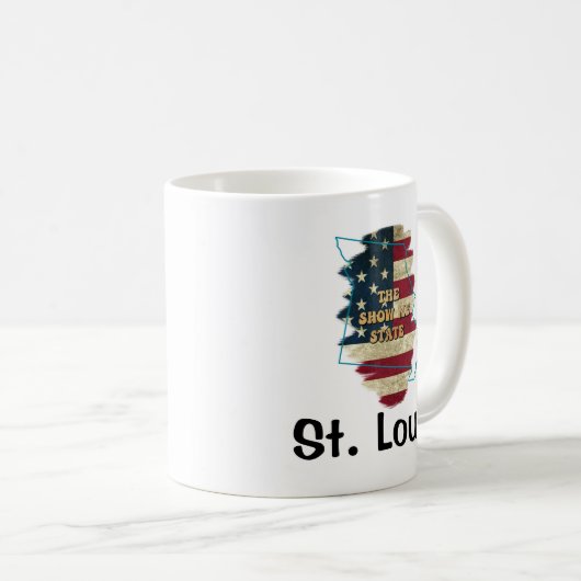 Custom Missouri State Coffee Mok (Voorkant rechts)