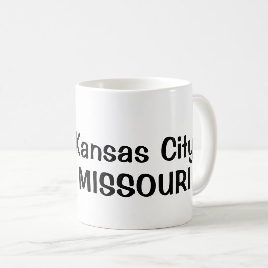 Custom Missouri State Coffee Mok (Voorkant rechts)