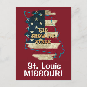 Custom Missouri State Holiday Briefkaart