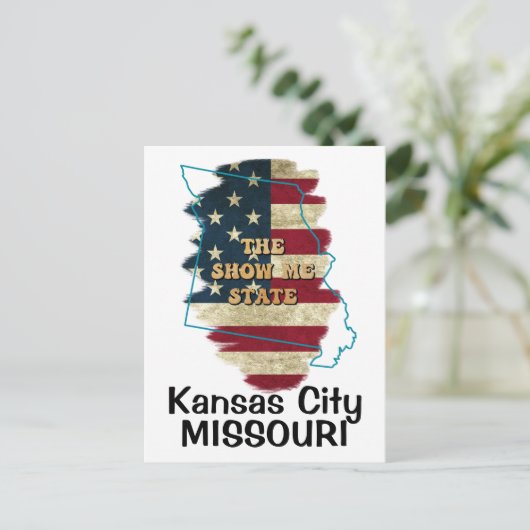 Custom Missouri State Holiday Briefkaart (Staand voorkant)