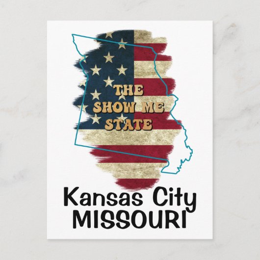 Custom Missouri State Holiday Briefkaart (Voorkant)