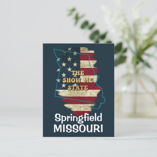 Custom Missouri State Holiday Briefkaart (Staand voorkant)