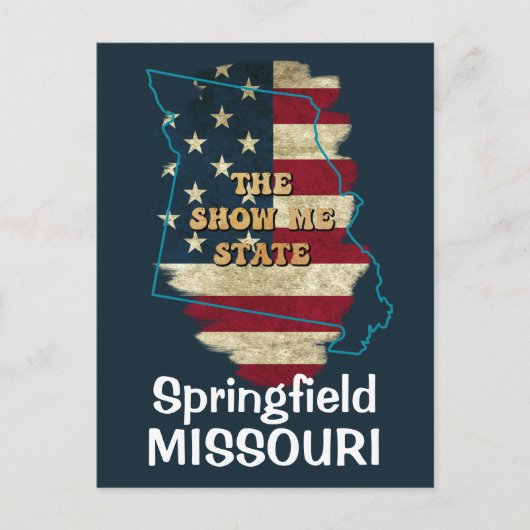 Custom Missouri State Holiday Briefkaart (Voorkant)