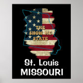 Custom Missouri State Poster (Voorkant)