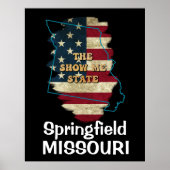 Custom Missouri State Poster (Voorkant)