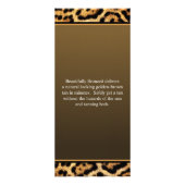 CUSTOM Mobiele Spray Tanning prijslijst Reclamekaart (Achterkant)