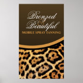 CUSTOM Mobile Spray Tanning Poster (Voorkant)