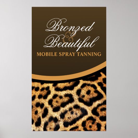 CUSTOM Mobile Spray Tanning Poster (Voorkant)