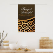 CUSTOM Mobile Spray Tanning Poster (Keuken)