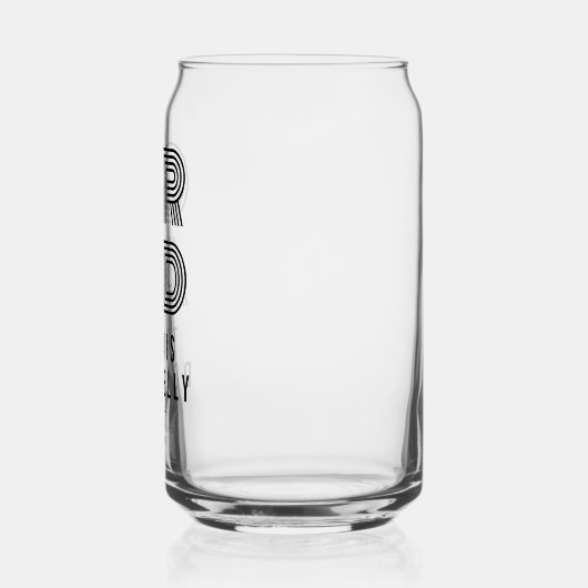 Custom Modern 2025 Afstuderen Blikvorm Glas (Links)