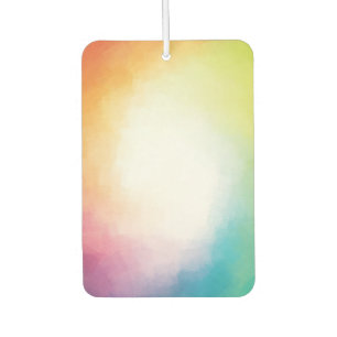 Custom Modern Abstract Art Roze Rood Blauw Groen Luchtverfrisser