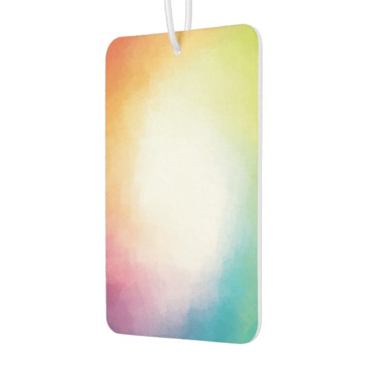 Custom Modern Abstract Art Roze Rood Blauw Groen Luchtverfrisser (Links)