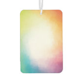 Custom Modern Abstract Art Roze Rood Blauw Groen Luchtverfrisser (Achterkant)