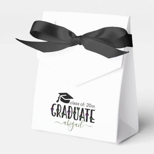 Custom Modern Afstuderen jaarklasse van Bedankdoosjes (Voorkant Zijde)