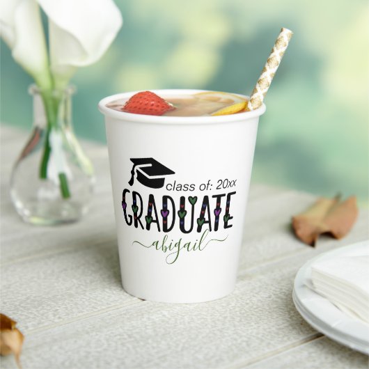 Custom Modern Afstuderen jaarklasse van Papieren Bekers (Insitu)