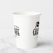 Custom Modern Afstuderen jaarklasse van Papieren Bekers (Rechts)