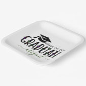 Custom Modern Afstuderen jaarklasse van Papieren Bordje (Gebogen)