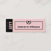 Custom Modern Afstuderen naam Kaart Inserts Contactkaartje (Voorkant)