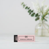 Custom Modern Afstuderen naam Kaart Inserts Contactkaartje (Staand voorkant)