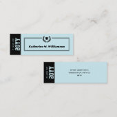 Custom Modern Afstuderen naam Kaart Inserts Contactkaartje (Voorkant / Achterkant)