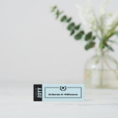 Custom Modern Afstuderen naam Kaart Inserts Contactkaartje (Staand voorkant)