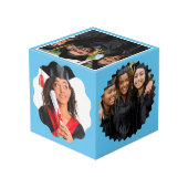 Custom Modern Arch Foto trotse dad afstuderen Kubus (Achter hoekig)