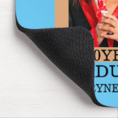 Custom Modern Arch Foto trotse dad afstuderen Muismat (Hoek)