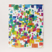 Custom Modern Artistiek Kleurrijk Abstract Legpuzzel (Verticaal)