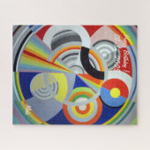 Custom Modern Artistiek Kleurrijke Abstracte Cirke Legpuzzel (Horizontaal)