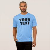 Custom Modern Big Font Tekst Zilver Mannen Activew T-shirt (Voorkant volledig)