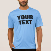 Custom Modern Big Font Tekst Zilver Mannen Activew T-shirt (Voorkant)