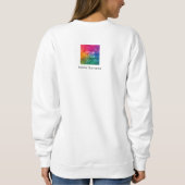 Custom Modern Business Company Logo Bulk Women's Trui (Achterkant)