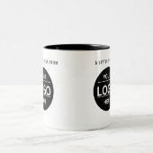 Custom Modern Business Logo Branded Coffee Mug Tweekleurige Koffiemok (Center)