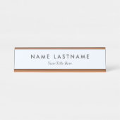 Custom Modern Business Promotional Bureau Naambordje (Voorkant)