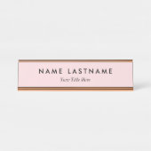 Custom Modern Business Promotional Bureau Naambordje (Voorkant)