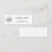 Custom Modern Company Logo Marketing Mini Visitekaartje (Voorkant / Achterkant)