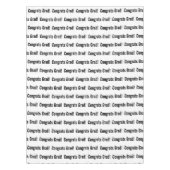 Custom Modern Congrats Afstudeerder Graduation Par Tafelkleed (Voorkant)