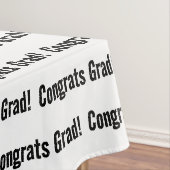 Custom Modern Congrats Afstudeerder Graduation Par Tafelkleed (Voorbeeld)