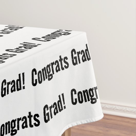 Custom Modern Congrats Afstudeerder Graduation Par Tafelkleed (Voorbeeld)