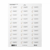 Custom Modern Cute Silly Goose Address Etiket (Full Sheet)