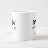 Custom Modern Deze papa behoort tot de Vaderdag Grote Koffiekop (Voorkant)