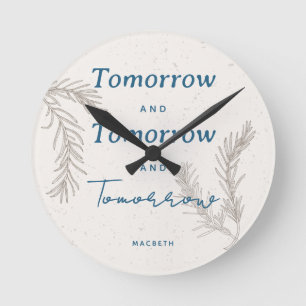 Custom Modern Eenvoudig Custom Elegant Boho Ronde Klok