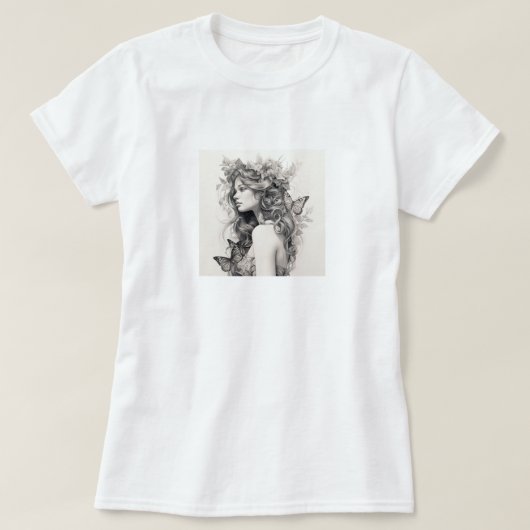 Custom Modern Eenvoudig Modern Mom Moederdag Gift T-shirt (Design voorkant)