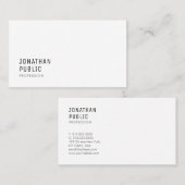 Custom Modern Eenvoudige Professionele Sjabloon Tr Visitekaartje (Voorkant / Achterkant)