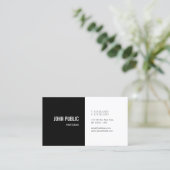 Custom Modern Elegant Minimalist Professional Visitekaartje (Staand voorkant)