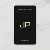 Custom Modern Elegant QR Code Sjabloon Luxe Visitekaartje (Voorkant)