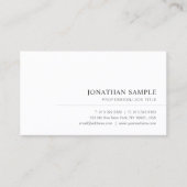 Custom Modern Elegant Simple Professional Template Visitekaartje (Voorkant)
