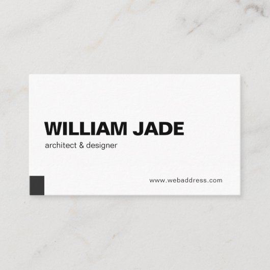 Custom Modern & Elegant Visitekaartje Ontwerp (Voorkant)