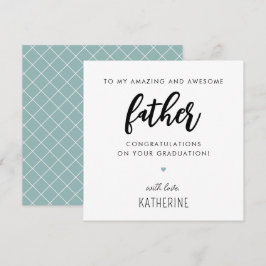 Custom Modern en Schattige vader vader vader Afstu Kaart